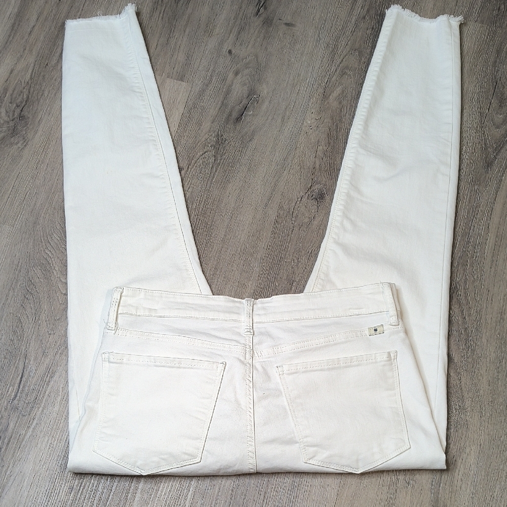 sac316🍀Ava Skinny Lucky Brand White Denim Jeans - Picture 3 of 7